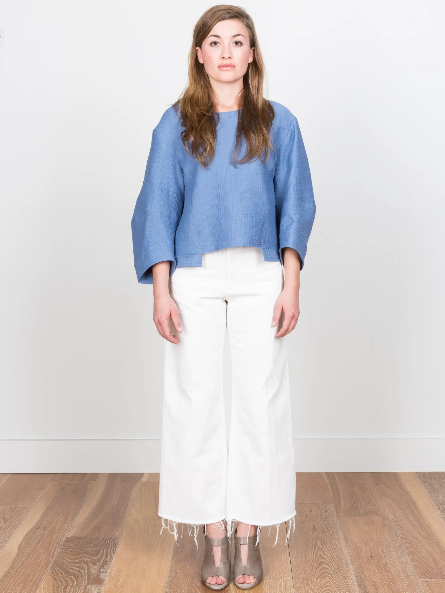 ramble top - azure