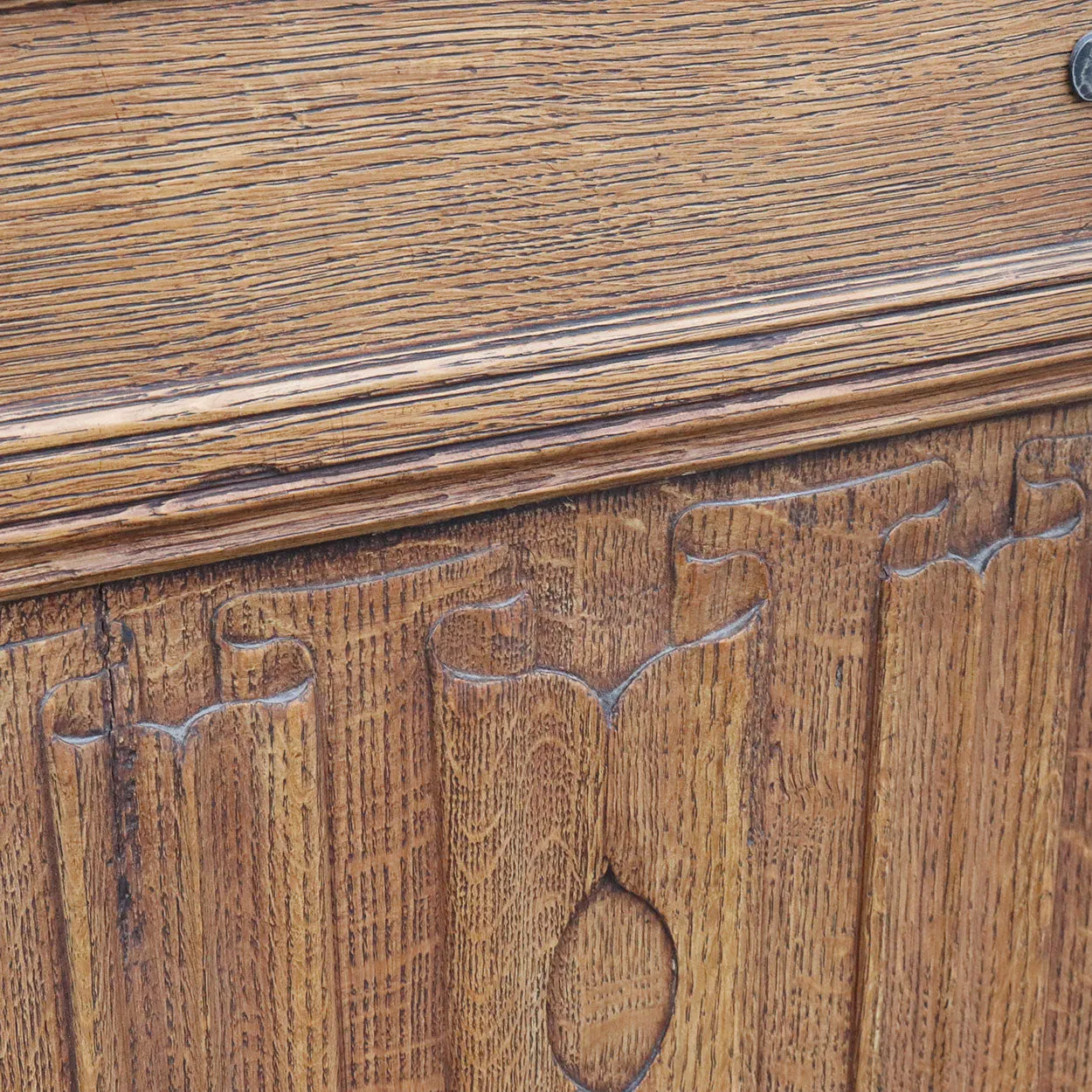 Rare English Jacobean Broke Hall Oak Paneled Room and Fireplace Surround