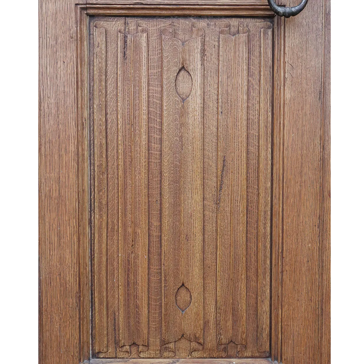 Rare English Jacobean Broke Hall Oak Paneled Room and Fireplace Surround