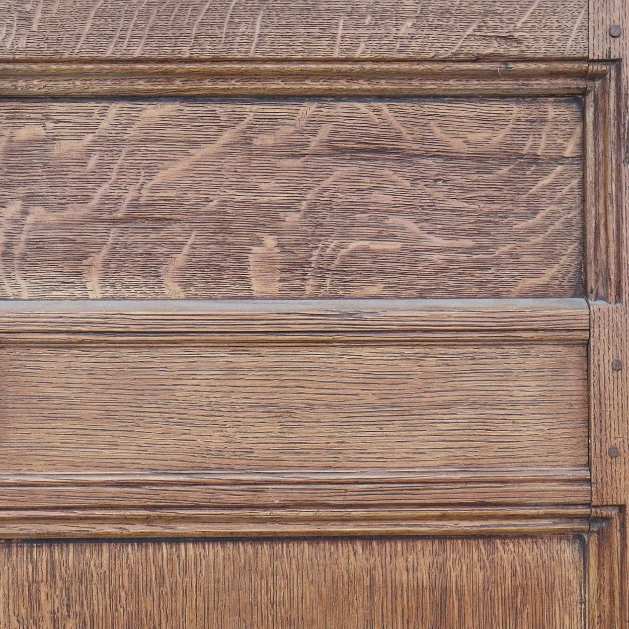 Rare English Jacobean Broke Hall Oak Paneled Room and Fireplace Surround