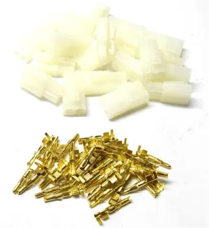 RC R/C 7.2v Tamiya Battery Large Male Female Connector Plug Set Gold Pins 10