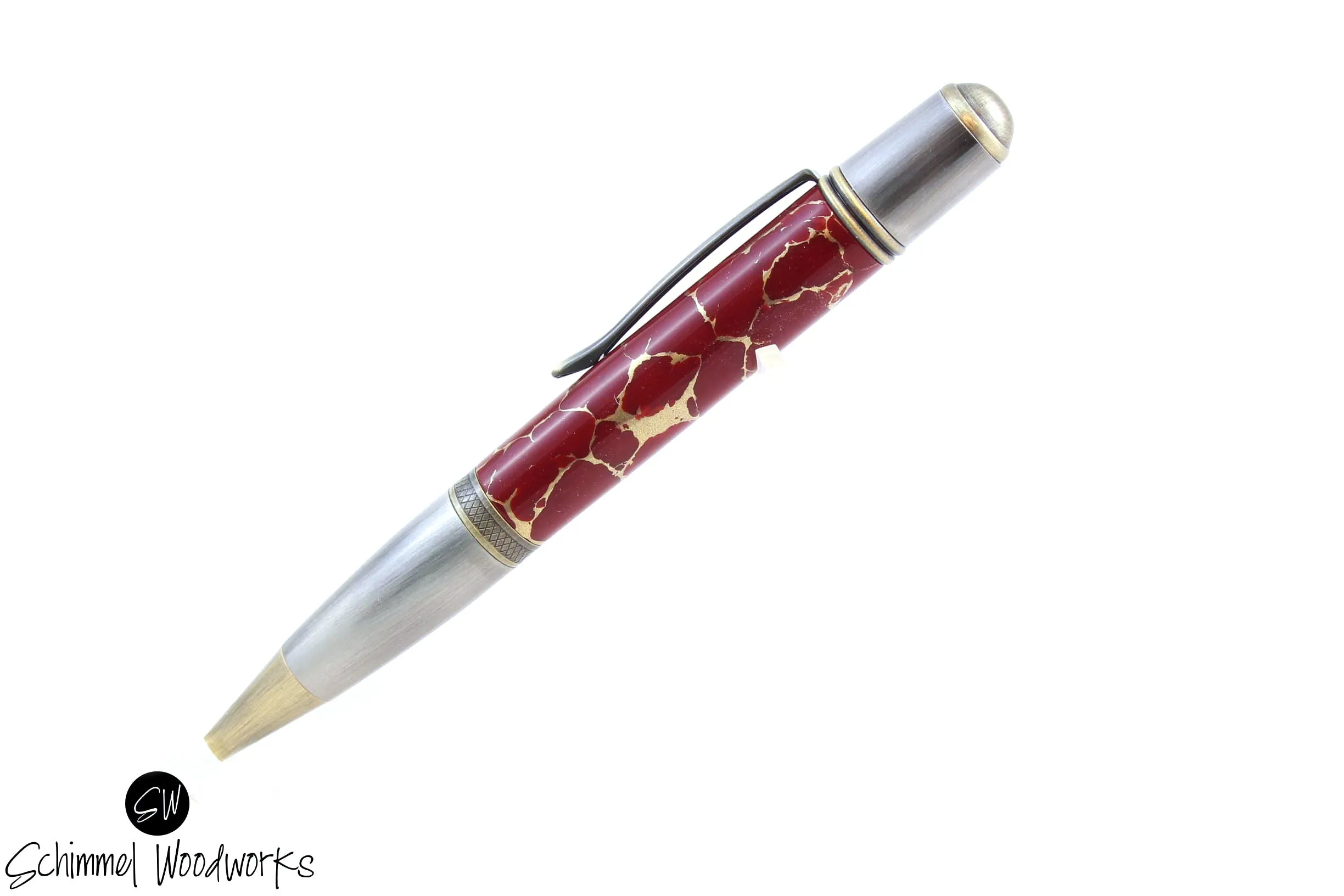 Red Marble Pen