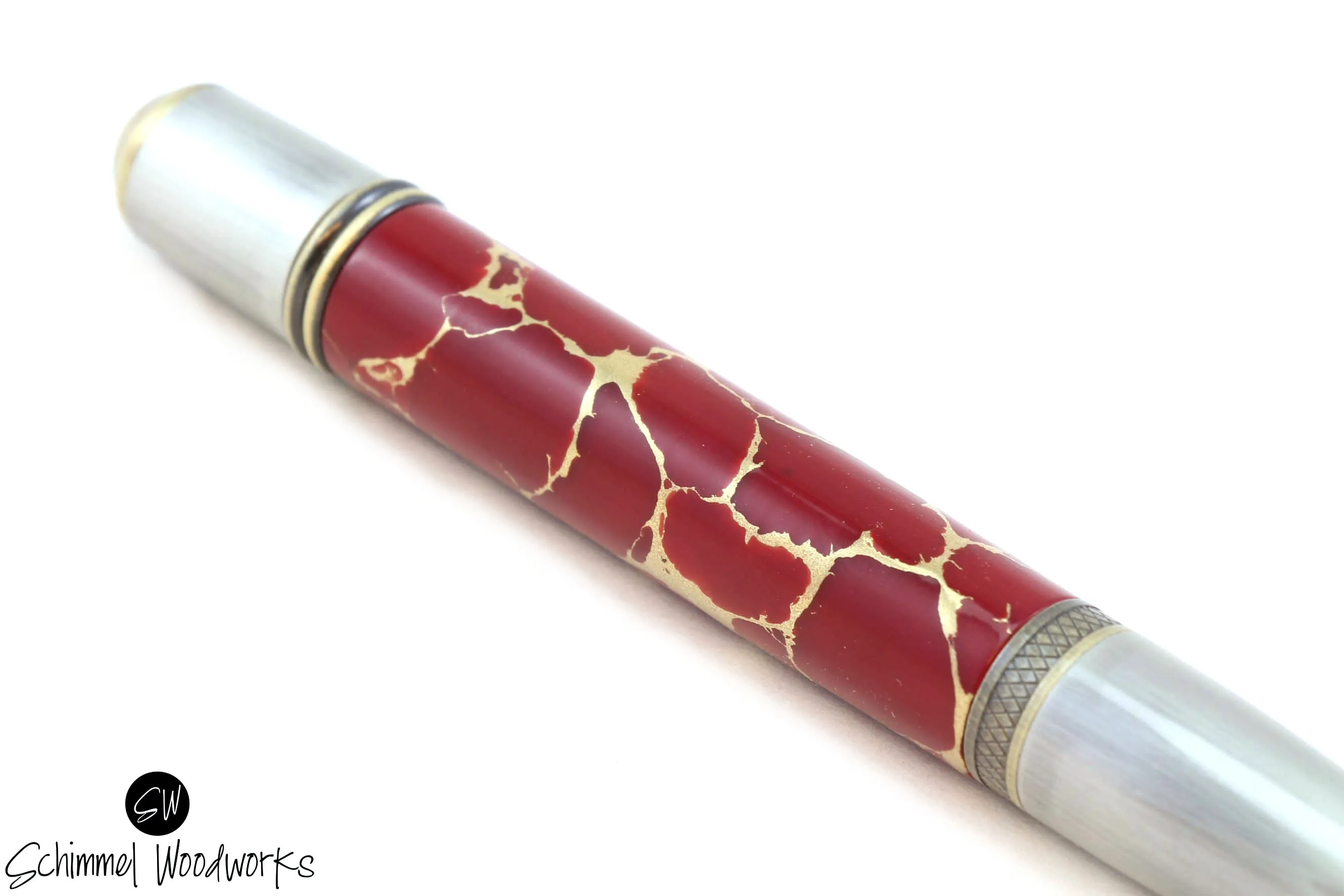 Red Marble Pen