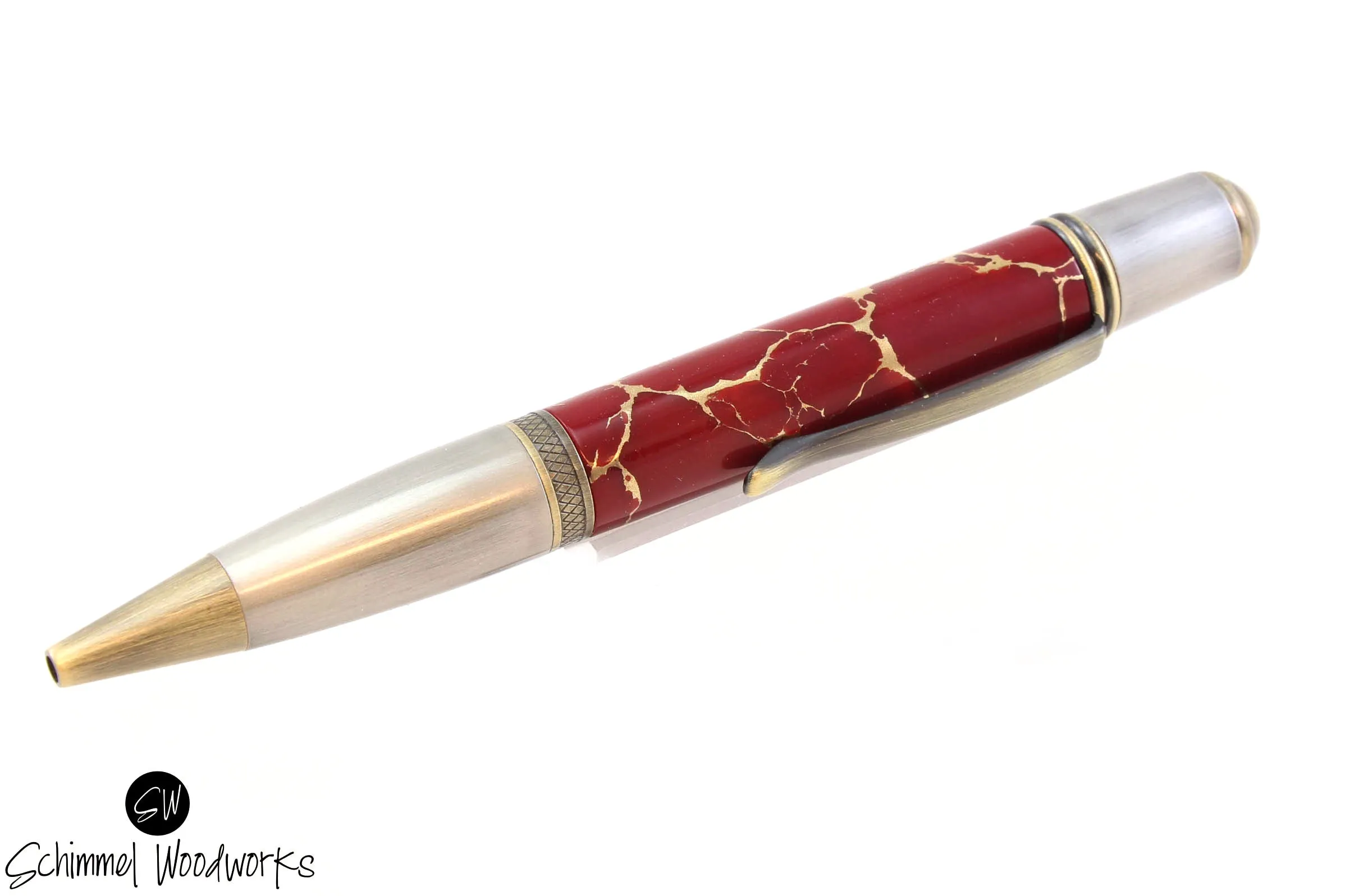 Red Marble Pen