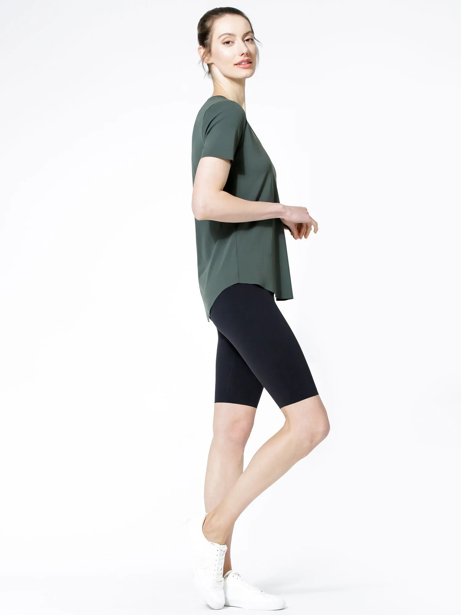 RELAXED NUDE TEE, DEEP FOREST