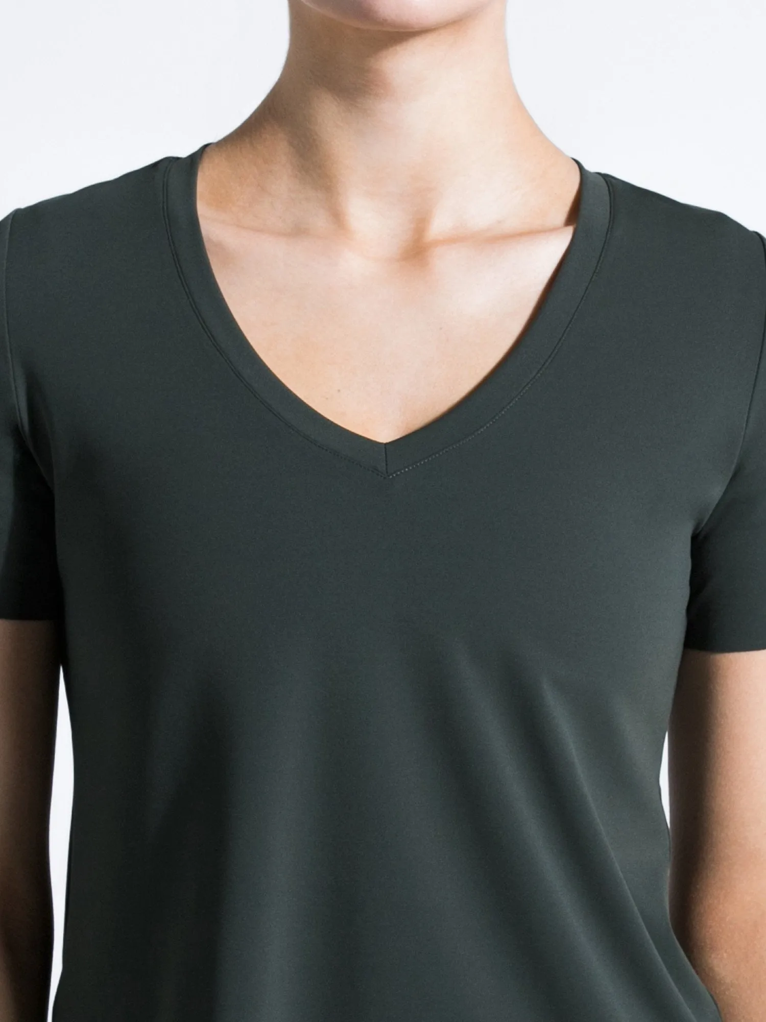 RELAXED NUDE TEE, DEEP FOREST