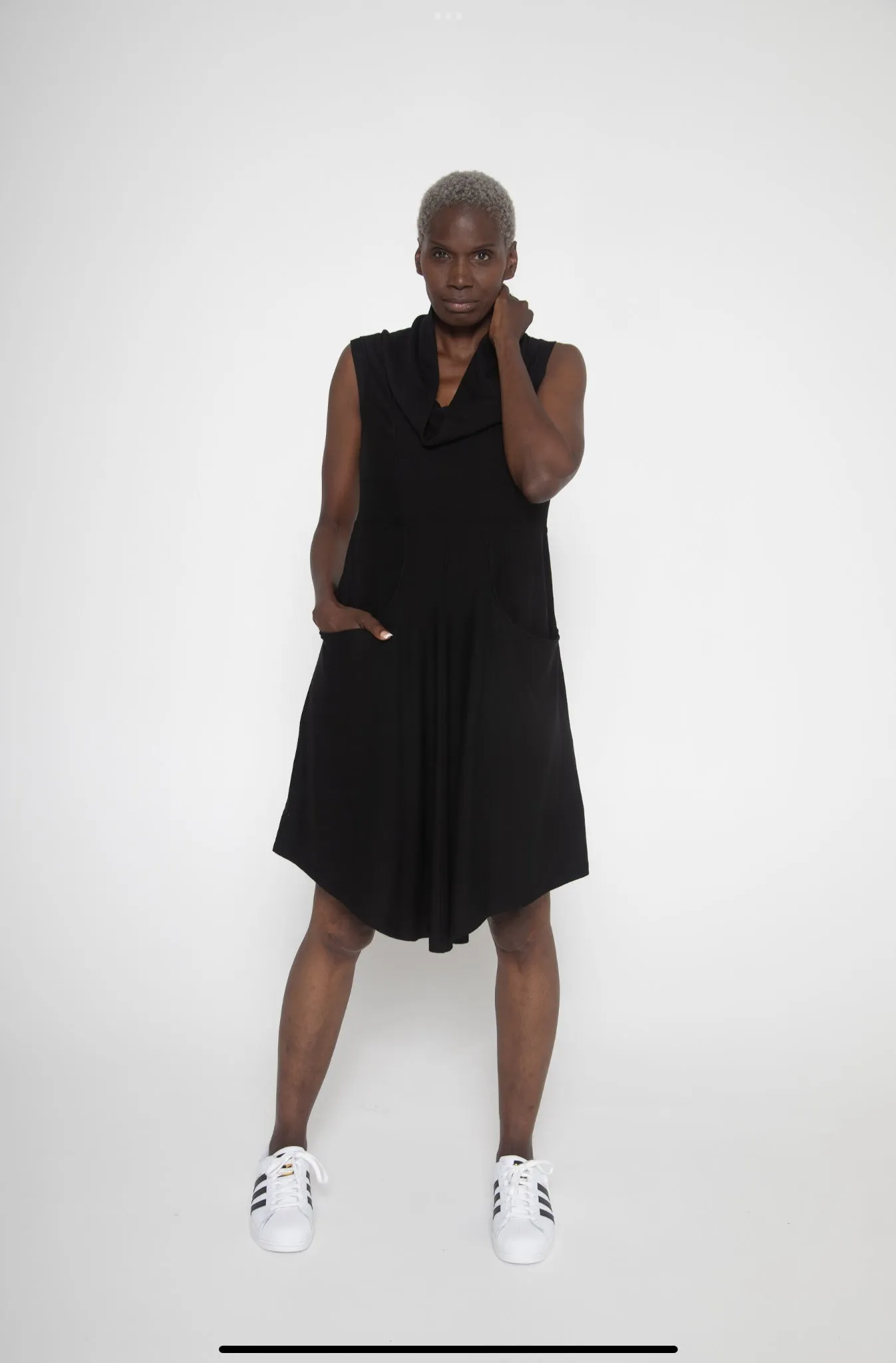 Relaxed Signature Dress - Black
