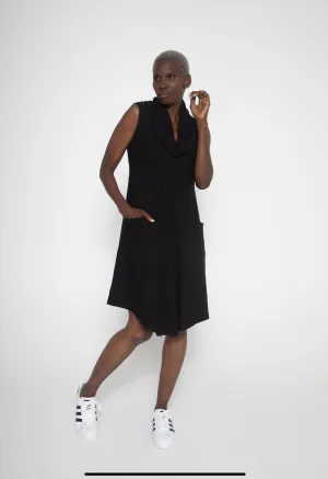 Relaxed Signature Dress - Black