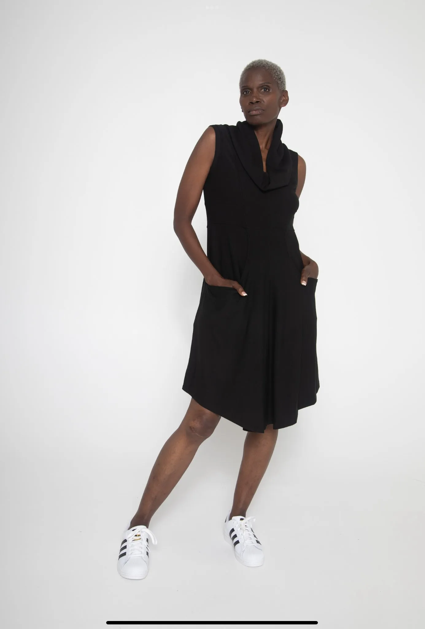 Relaxed Signature Dress - Black