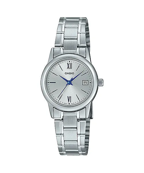 Reloj casual correa de Acero inoxidable LTP-V002D-7B3