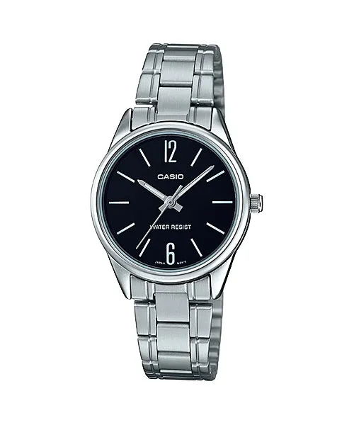 Reloj casual correa de Acero inoxidable LTP-V005D-1B