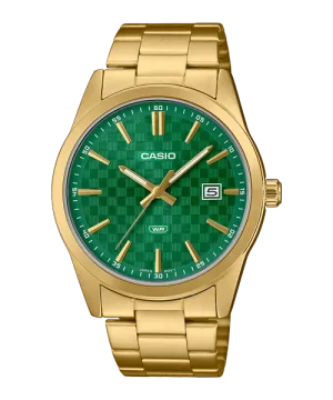 Reloj casual correa de Acero inoxidable MTP-VD03G-3A