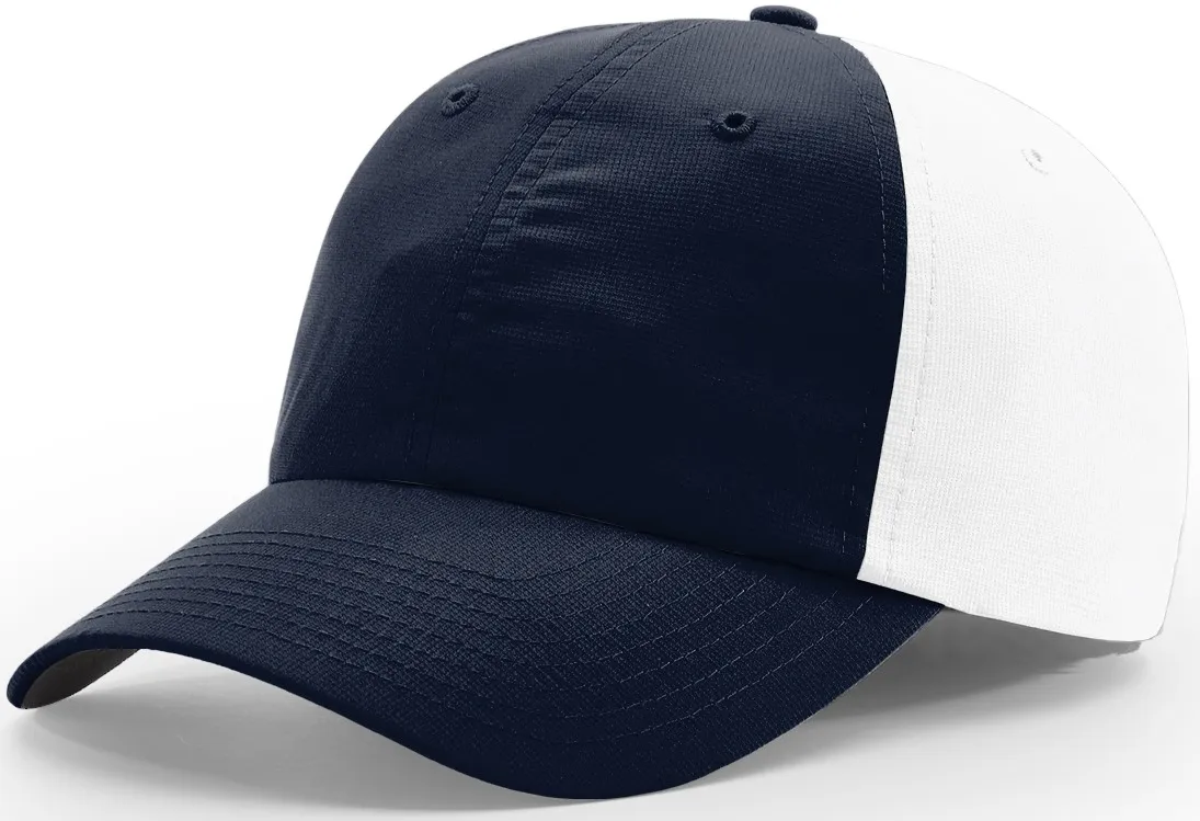 Richardson Relaxed Lite Performance Cap Navy White