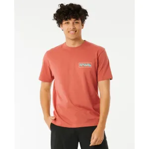 RIP CURL PACIFIC RINSE REEF TEE DARK MUSHROOM