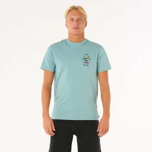 Rip Curl Search Icon Tee Blue Lagoon
