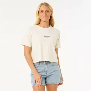 Rip Curl Sun & Sea Crop Tee Bone