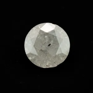 Round Brilliant Icy Salt   Pepper Diamond | 0.86ct