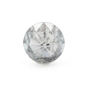 Round Rose Cut Salt   Pepper Diamond | 1ct