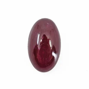 Ruby 4.71 carat Oval Gemstone Cabochon - Tanzania