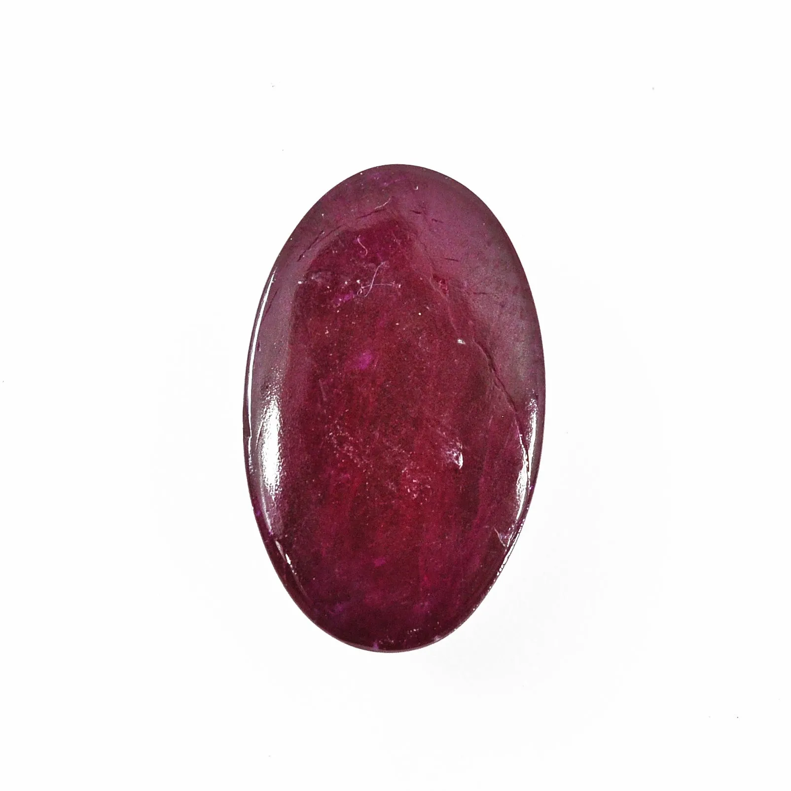 Ruby 4.71 carat Oval Gemstone Cabochon - Tanzania