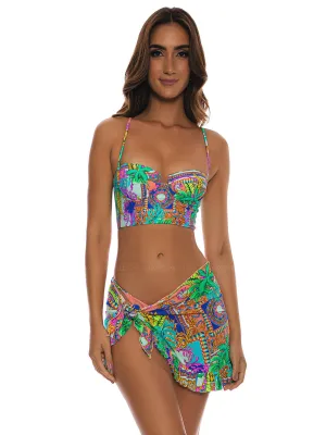 Ruffle Sarong Mini Skirt ::RET