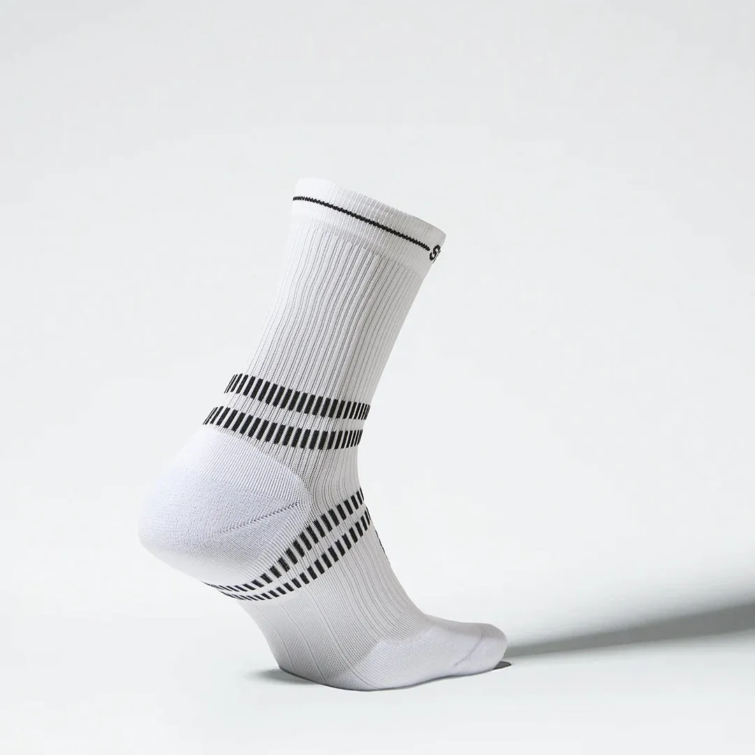 Running Ankle Socks Men | White / Black
