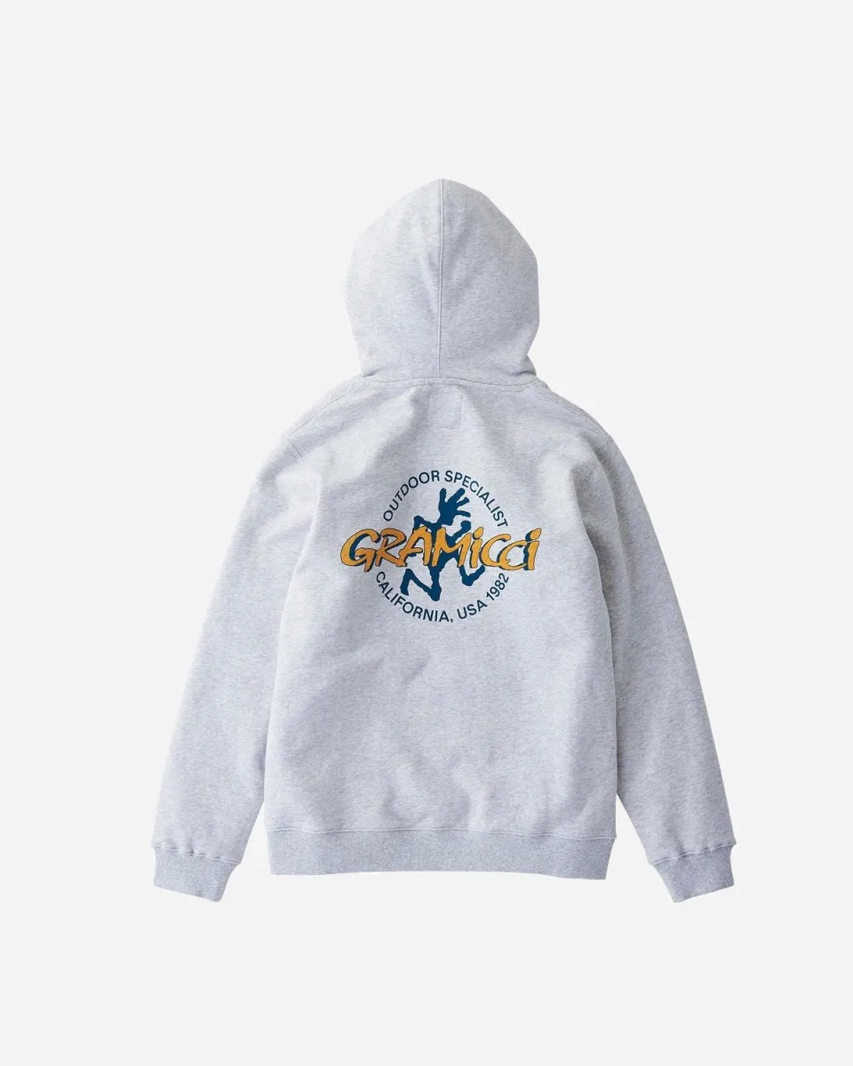 Running Man Hooded Sweatshirt - Ash Heather