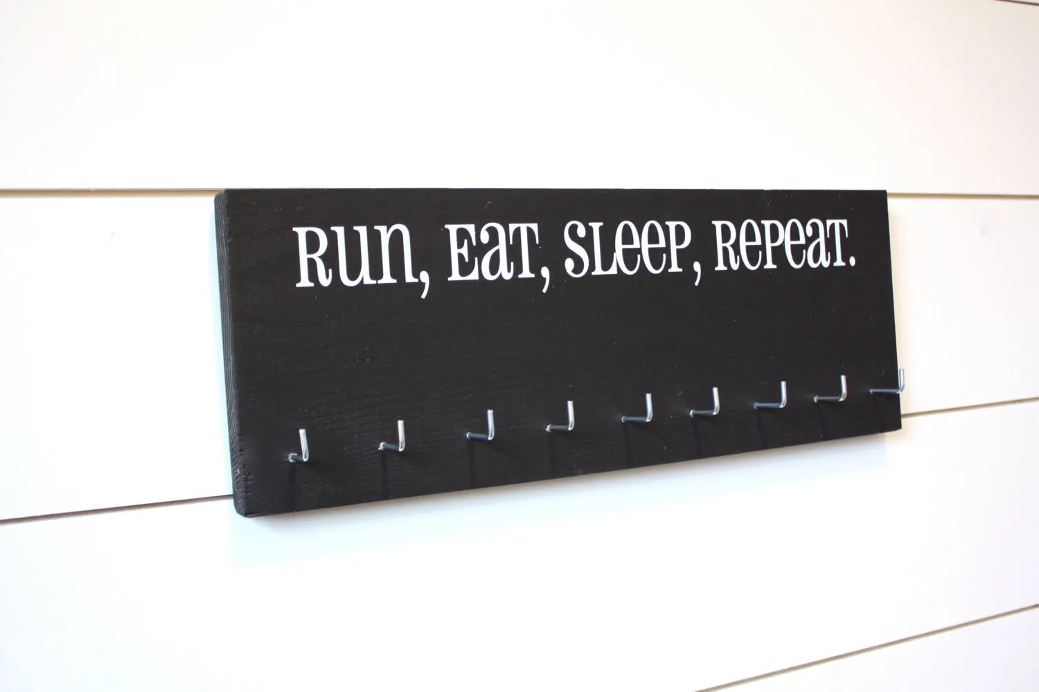 Running Medal Holder - Run, Eat, Sleep, Repeat - Medium