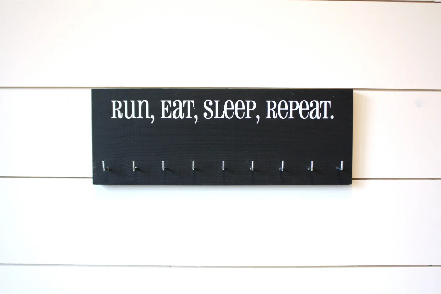 Running Medal Holder - Run, Eat, Sleep, Repeat - Medium