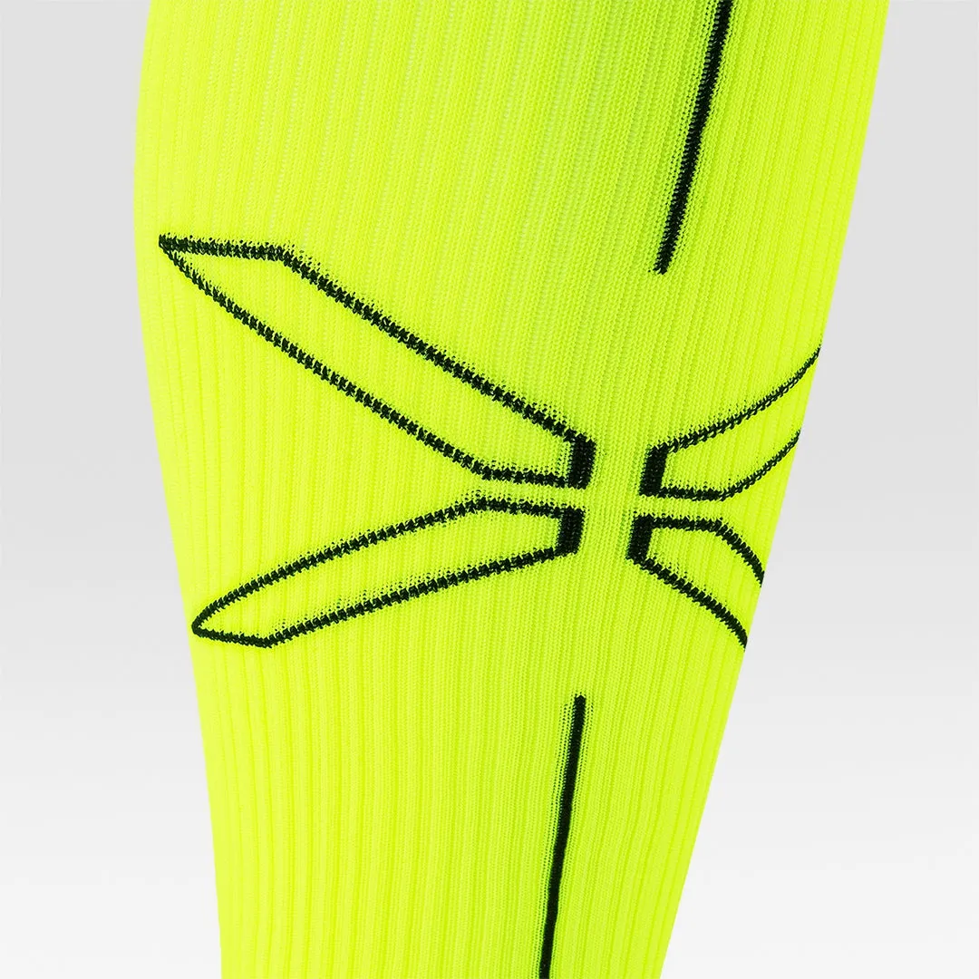 Running Socks Men | Yellow Fluo / Black