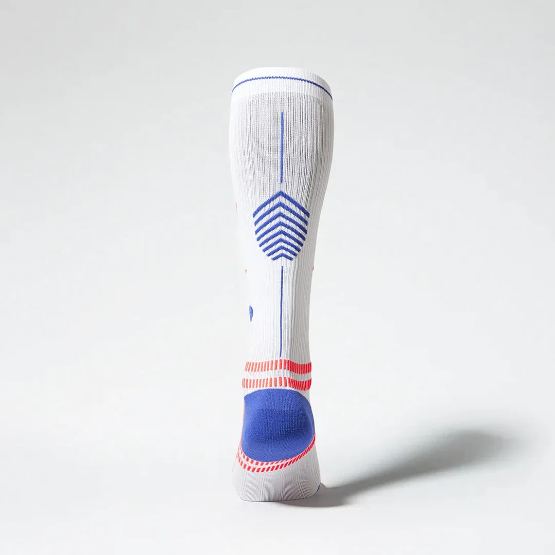 Running Socks Women | White / Orange
