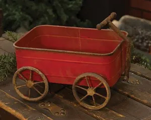 Rustic vintage style decorative wagon