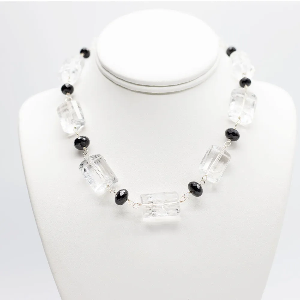 Rutilated Quartz Nugget Necklace