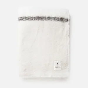 Sabana Wool Throw with Stripes