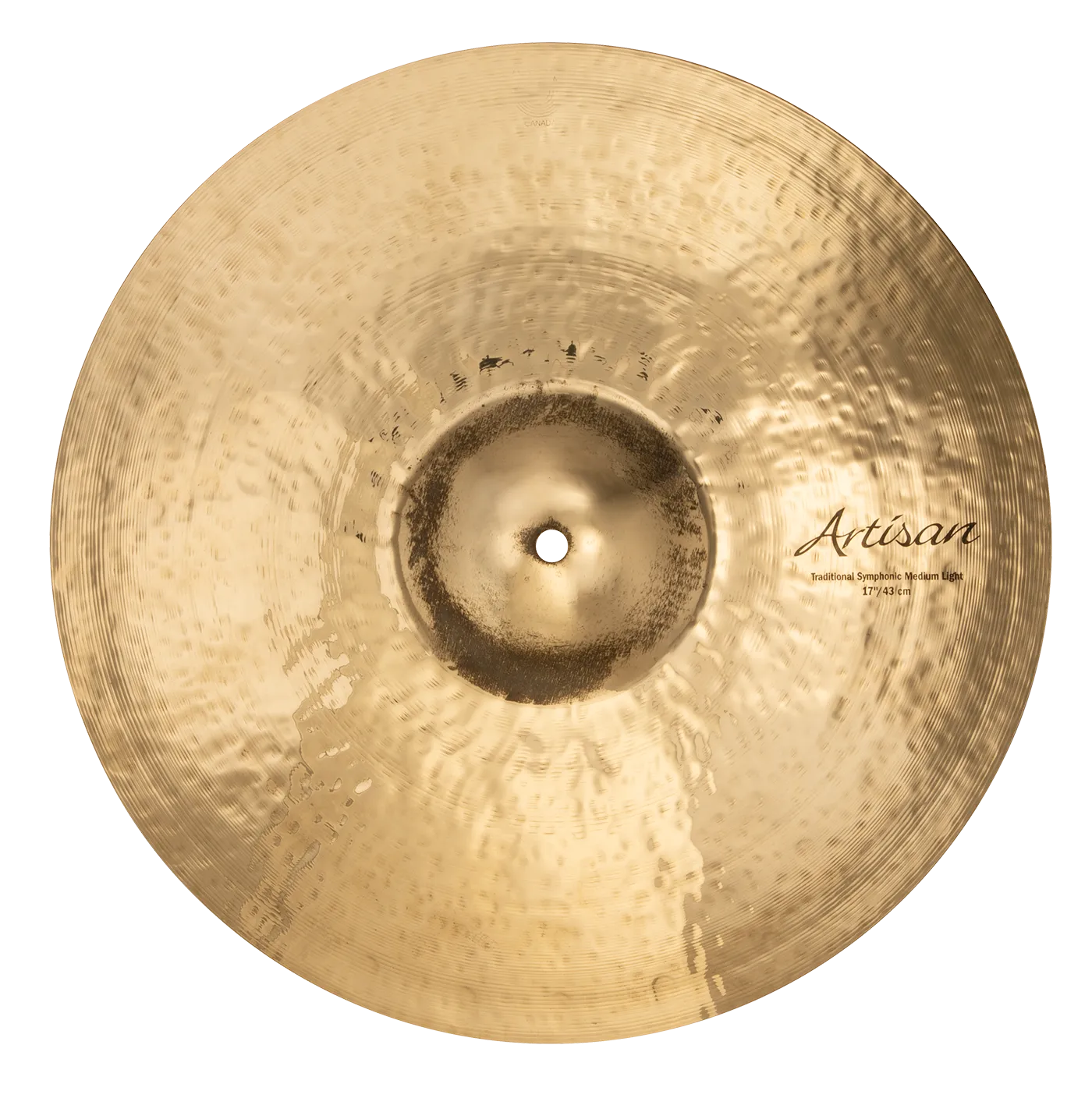 SABIAN 17" A1756B Artisan Traditional Symphonic Medium Light Brilliant Finish Made In Canada