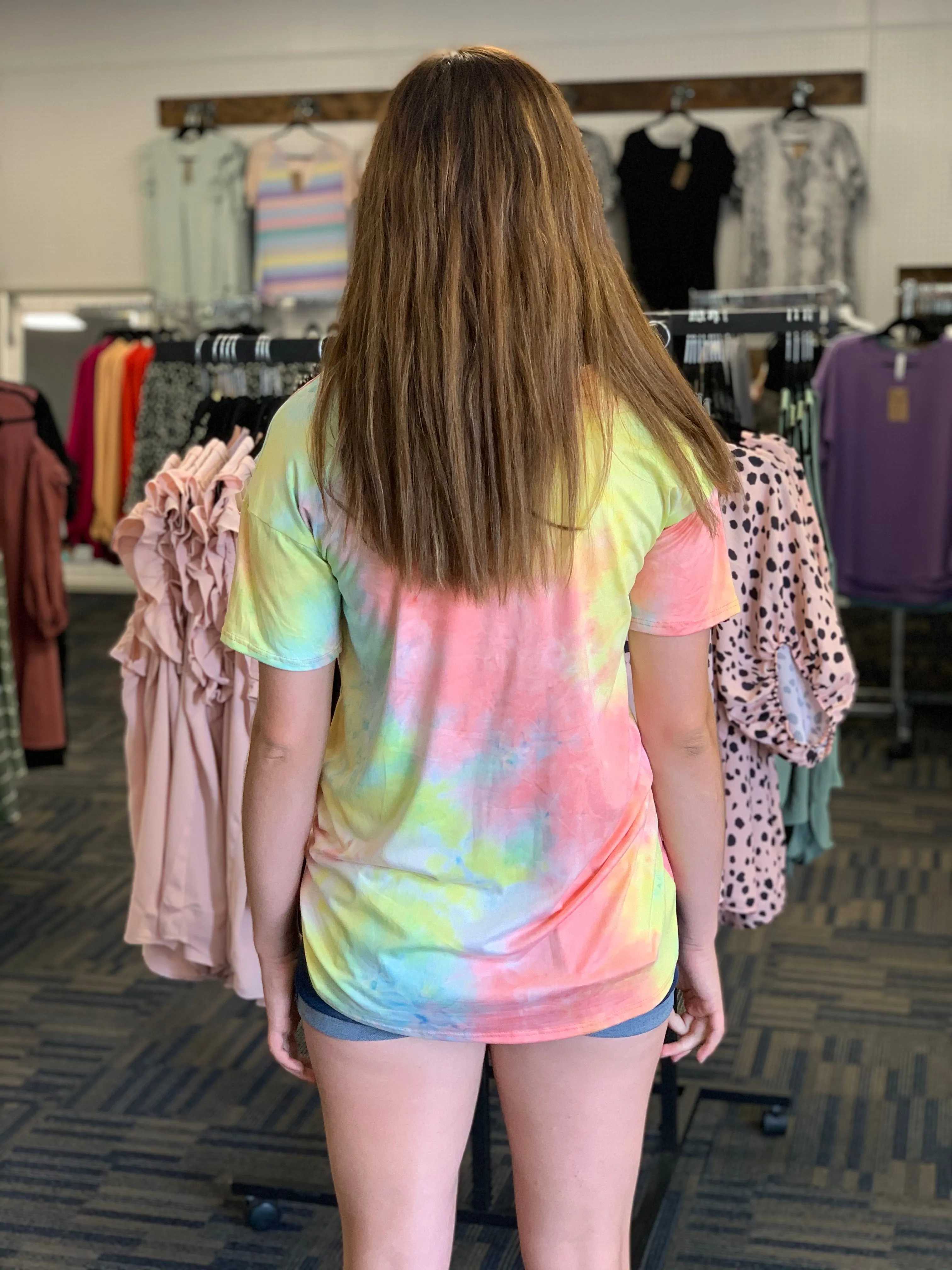 Sara Tie Dye Top-3 Colors available-Regular and Plus
