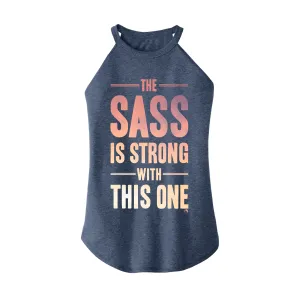 Sass is Strong Rocker Tank Top