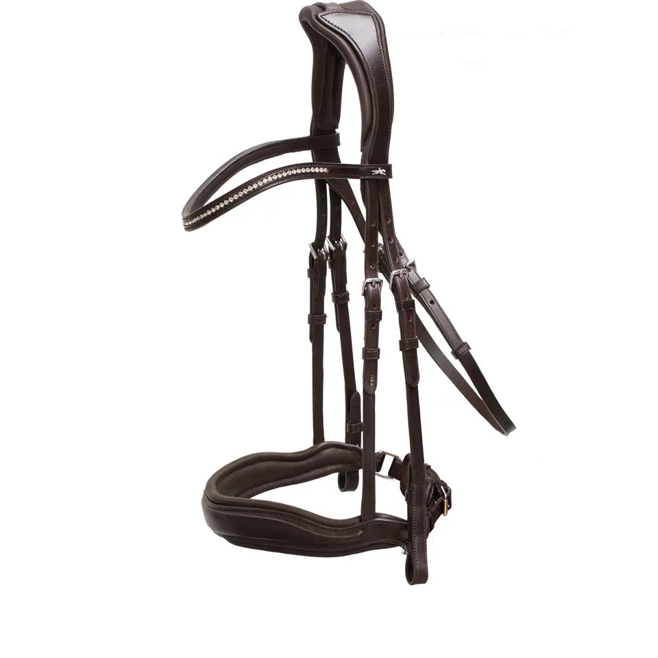 Schockemohle Slimford Anatomic Bridle Expresso Brown
