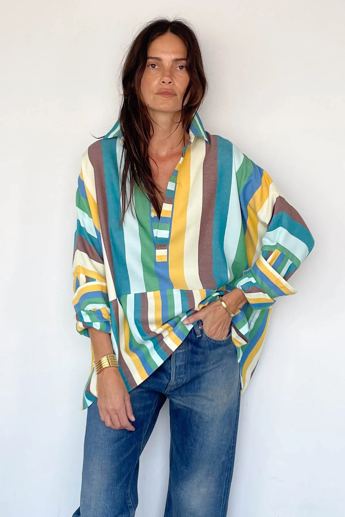 Serengeti Paneled Tunic Top