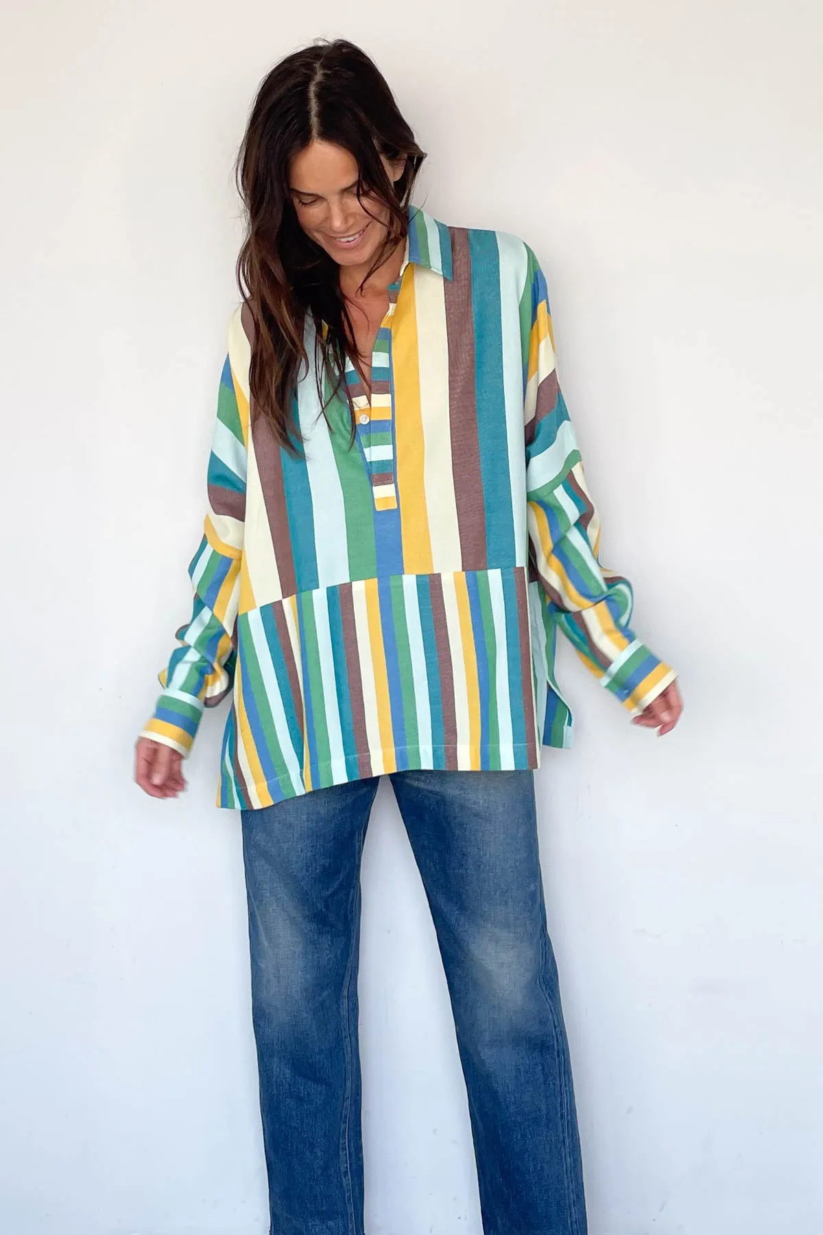 Serengeti Paneled Tunic Top