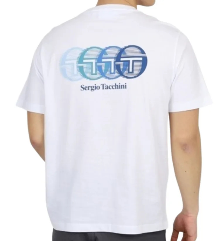 Sergio Tacchini Tenda T-Shirt Brilliant White STS24M50819-050