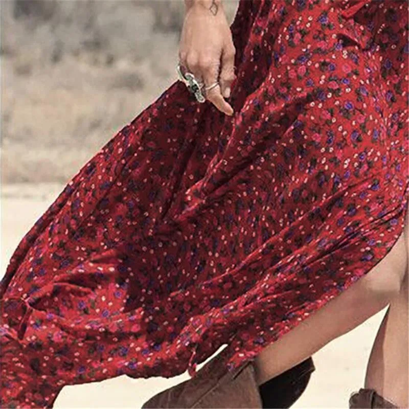 Serracha Maxi Bohemian Sundress