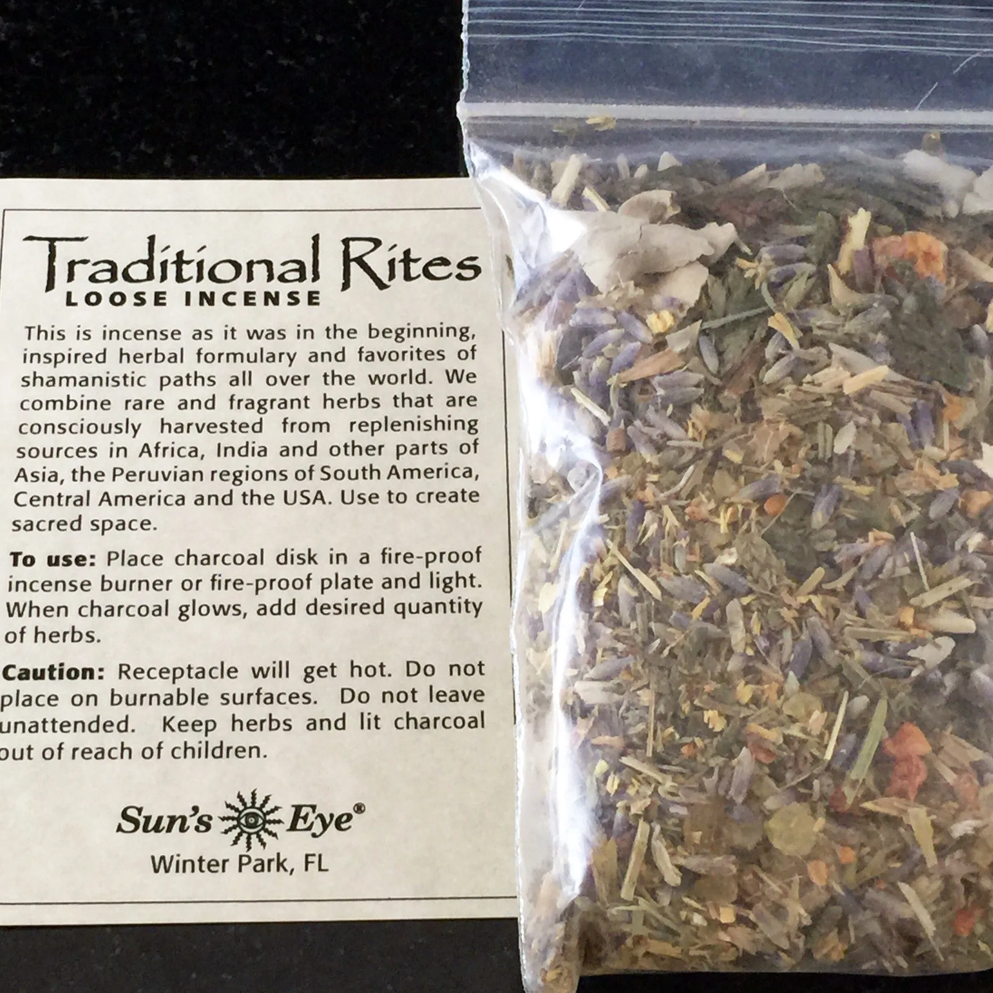 Shaman's Knowledge Traditional Rites Loose Incense Kit