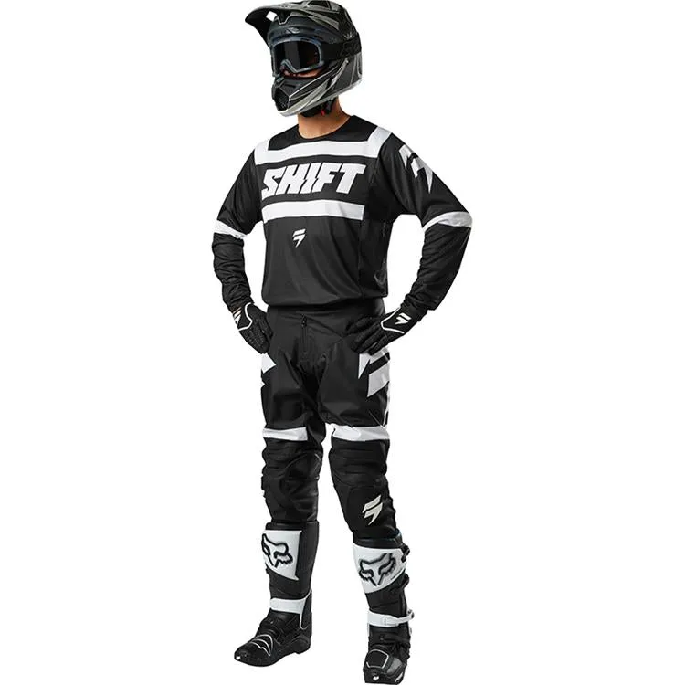 SHIFT 3LACK STRIKE JERSEY BLACK/WHITE