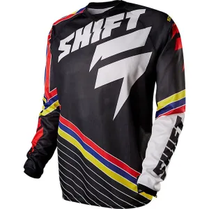 SHIFT STRIKE STRIPES JERSEY [BLACK]