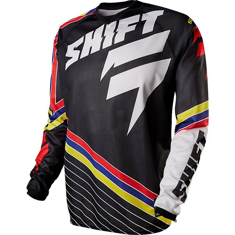 SHIFT STRIKE STRIPES JERSEY [BLACK]
