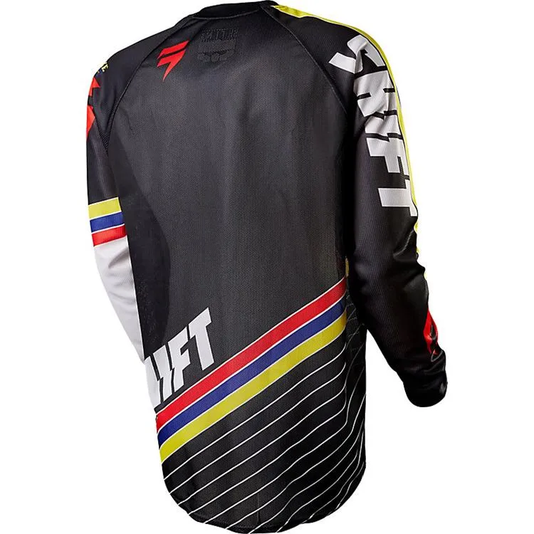 SHIFT STRIKE STRIPES JERSEY [BLACK]