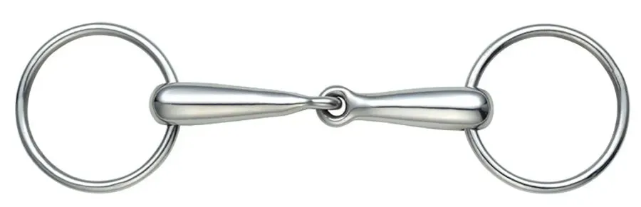 Shires Hollow Mouth Loose Ring Snaffle