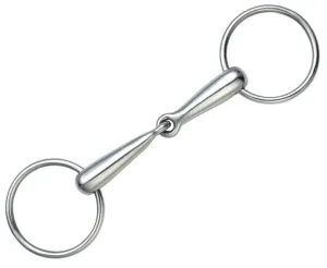 Shires Hollow Mouth Loose Ring Snaffle