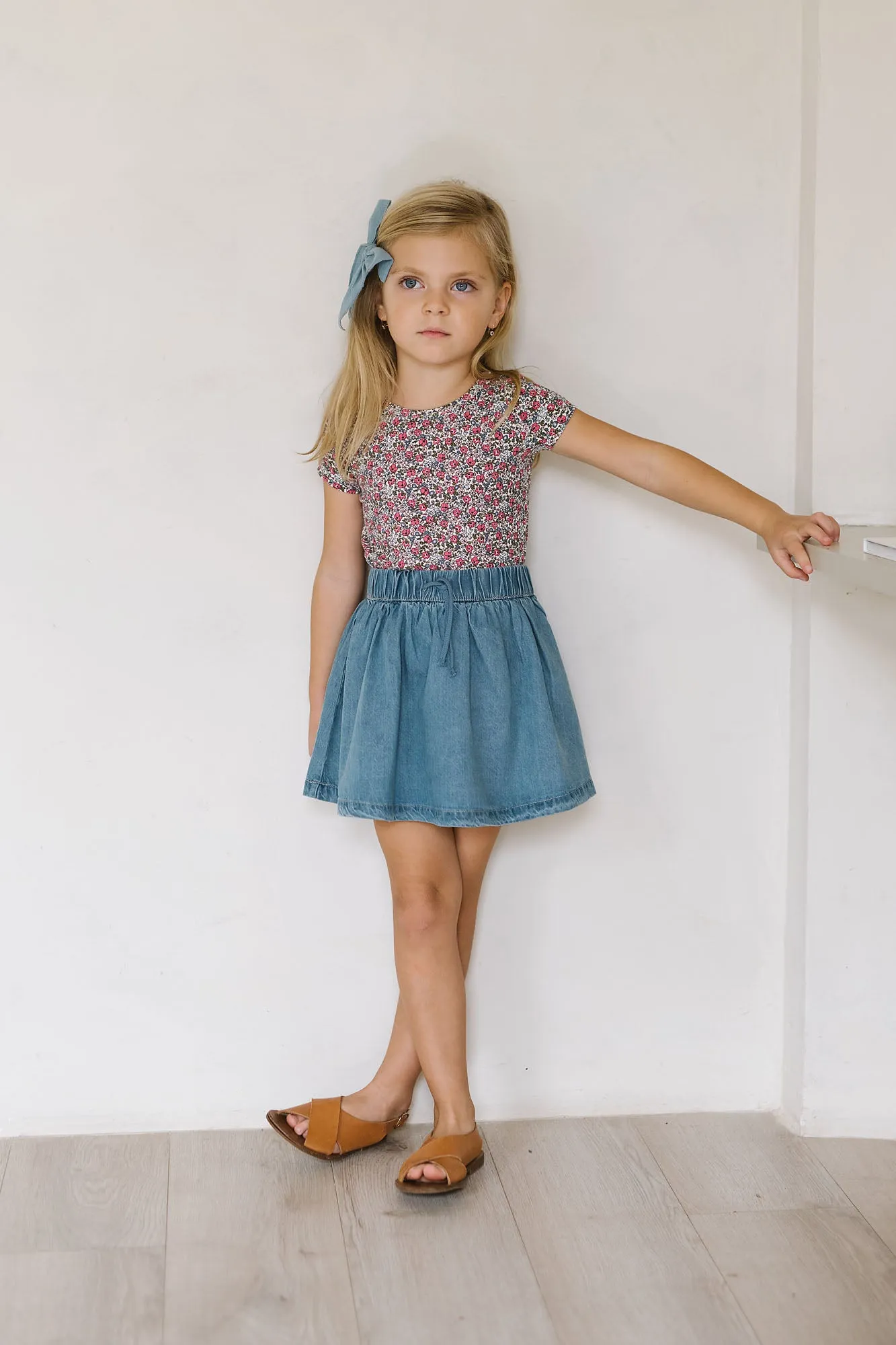 SHORT SLEEVE  FLORAL TEE